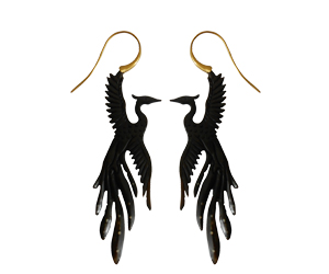 Horn & Brass Earring Phoenix